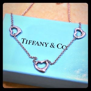 💟💟TIFFANY💟💟 Elsa Peretti 3 open hearts